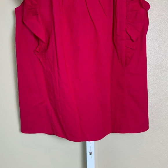 LOFT Pintucked Ruffle Shell - Picture 16 of 16